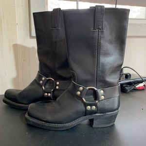 Black Motorcycle Boots Women’s size 7.5